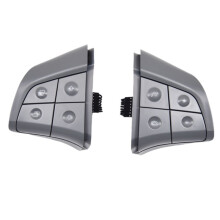 Ensemble de Commutateur de Bouton de Volant de Voiture Bouton Multifonction pour - ML BR Classe W164 W245 W251 Gris
