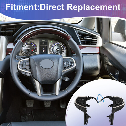Car Multi-Function Steering Wheel Cruise Control Buttons  for  Innova 2015-2019 842500K080