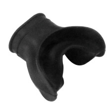 PlongéE Sous-Marine Second Stage Embouchures en Silicone RéGulateur de Tuba Accessoires de Respiration Sous-Marine ColoréS Noir
