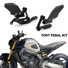 Motorcycle Adjustable Footpegs Foot Pegs Foot Pedals Rest Rearset for MT-09 MT 09 MT09 SP 2021-2023