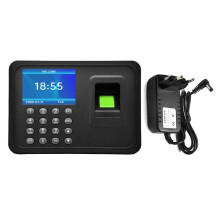 Vingerafdruk-Aanwezigheidsmachine Biometrisch Aanwezigheidssysteem Capaciteit van 1000 Vingerafdrukken Ondersteuning USB-Stuurprogramma Downloaden