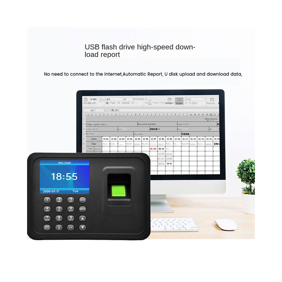 Fingerprint Attendance Machine Biometric Attendance System 1000 ...