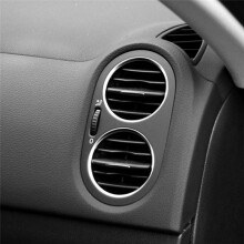 4 Stuks Auto Dashboard Rechts A/C Luchtuitlaatrooster 5ND819703 voor 2010-2017 Ronde Luchtuitlaatrooster