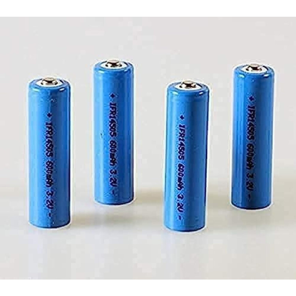 Lifepo4 Rechargeable Battery 14505 3.2V 600Mah 4Pack For Solar Devices With Stable Output 9073542400813