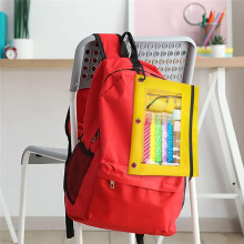 Pencil Pouch for 3 Ring Binders, 30 Bulk Pencil Pouches, 6 Different Colors, 3 Hole Zipper Pencil Pouch, Office Supplies