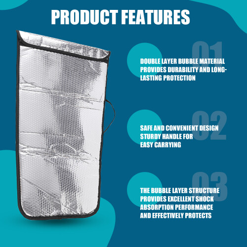 Bubble Layer Protection Wing Tote Bag Double Layer Bubble Wing Bag Protective Casing for RC Model Airplane 30-50E