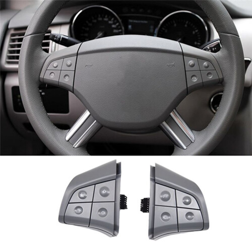 Car Steering Wheel Button  Assembly Multifunction Button for   ML B R Class W164 W245 W251 Gray 2