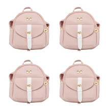 4X Backpack Small Diagonal Bag Leather Backpack Cute Bow Backpack Ladies Wallet