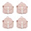 4X  Backpack Small Diagonal Bag Leather Backpack Cute Bow Backpack Ladies Wallet 1