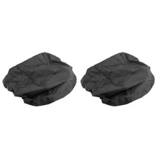 2X 100L Backpack Rain Cover Waterproof Bag Dust Hiking Travel Camping Bags Portable Large,Black