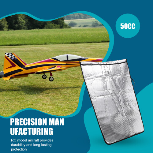 Bubble Layer Protection Wing Tote Bag Double Layer Bubble Wing Bag Protective Casing for RC Model Airplane 50CC 2