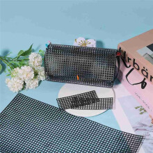 Black Plastic Mesh Canvas Sheets Bag Bottom Shaper Pads Purse Making Template for Acrylic Yarn Crafting Knit Crochet