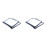 4Pcs Transparent Restaurant Menu Covers for A4 Size Book Style Cafe Bar 4 Pages 8 View 1