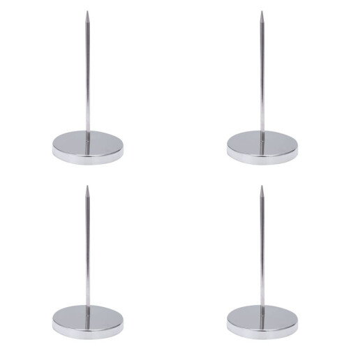4X Fourchette de Documents en Acier Inoxydable Stand pour Recueillir Les Documents