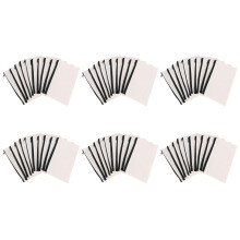 60Pcs Canvas Makeup Bags Canvas Zipper Pouch Bags Pencil Case Blank DIY Bags Cosmetic Pouch