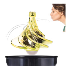 Spinning  Toy Golden Gyroscope with Endless Spinning Action for Kids and Adults Tabletop Play
