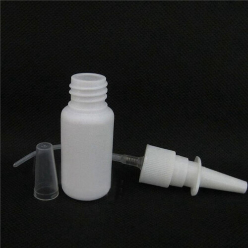 40Pcs 10Ml Spray Bottle Refillable Plastic Mist Nose Nasal Sprayer