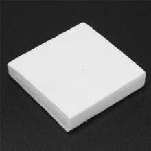 250 Folhas de Fibra Cerâmica Quadrada Forno Microondas Vidro FusãO de Papel Ferramentas Domésticas