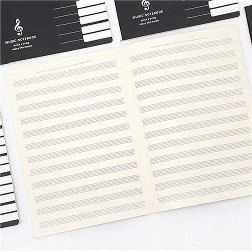 5X Five Lines Music Notes Notebook Music Tab Staff Stave Notebook 1
