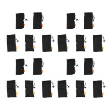 HAWEEL 20-Pack Nylon Mesh Drawstring Storage Pouch Bag - 3.5 X 7.3 Inch Multi Purpose Travel & Outdoor Activity Pouch