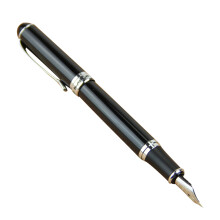 Jinhao 1 Pcs X750 Deluxe Black Fountain Pen Medium Nib & 5Pcs Fountain Pen Ink Converter Ink Reservoir