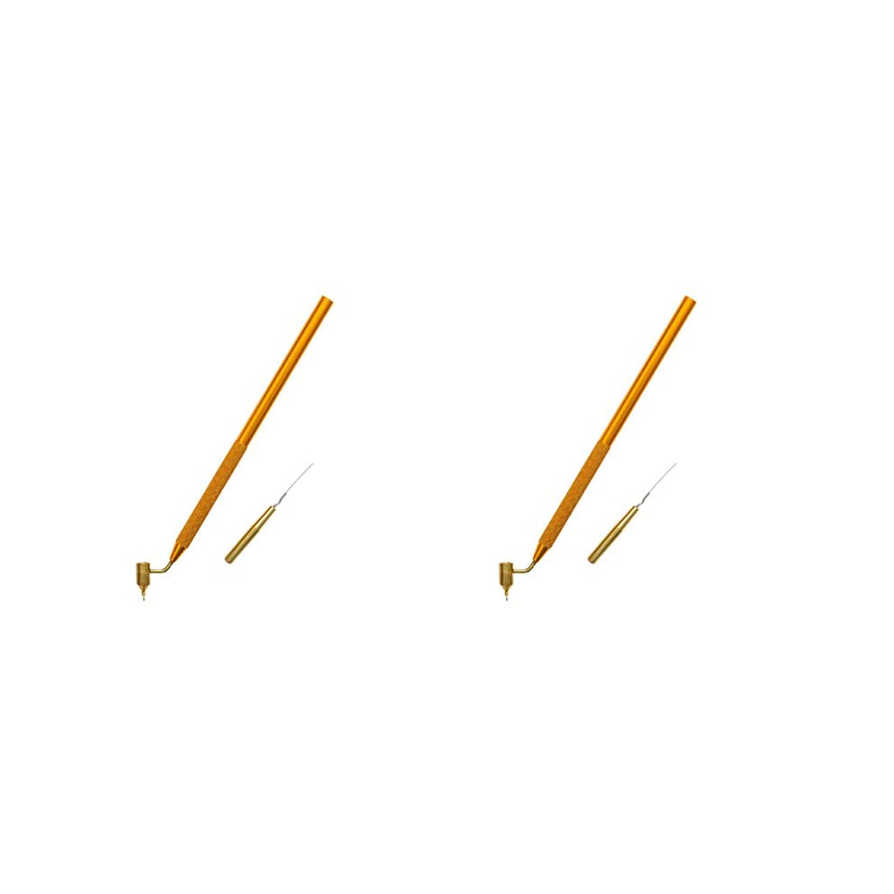 2X Slanting Fine Paint Pen Precision Press Paint For Rock Chips And Scratch Repair Art Supplies 0.7Mm 4711037206360