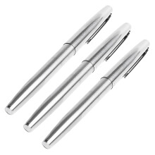 3X Jinhao 911 Steel Fountain Pen with 0.38mm Extra Fine Nib Smooth Writing Inking Pens for Christmas