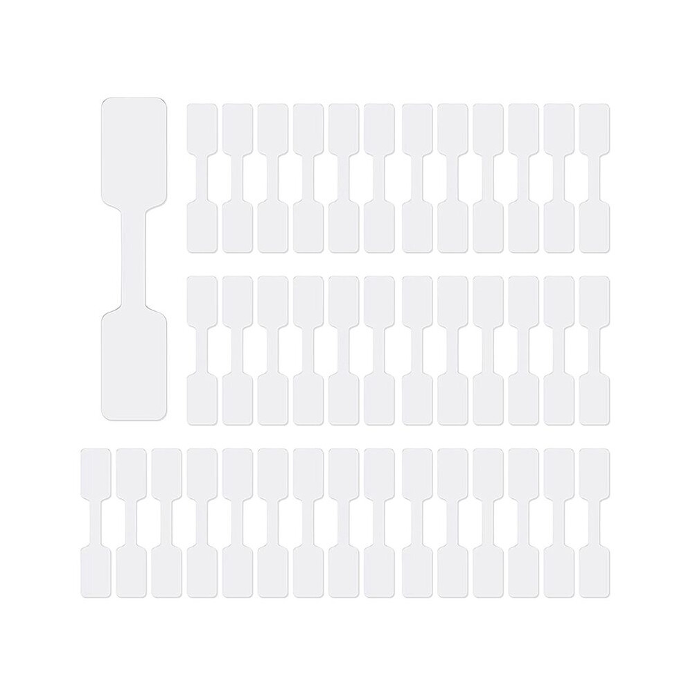 2000Pcs Blank Jewelry Price Tags Stickers Jewelry Price Label For Necklace Earring Price Identify Rectangle Label 6031515950270