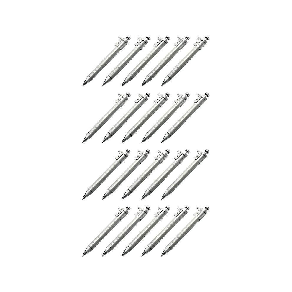 20Pcs Multifunction 1.0Mm Gel Ink Pen Vernier Caliper Roller Pen Stationery -Point Pens Ink 6032505120512