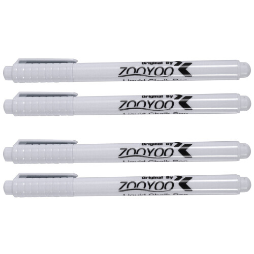4PC Liquid Chalk Pen  for Glass Windows Chalkboard Blackboard White