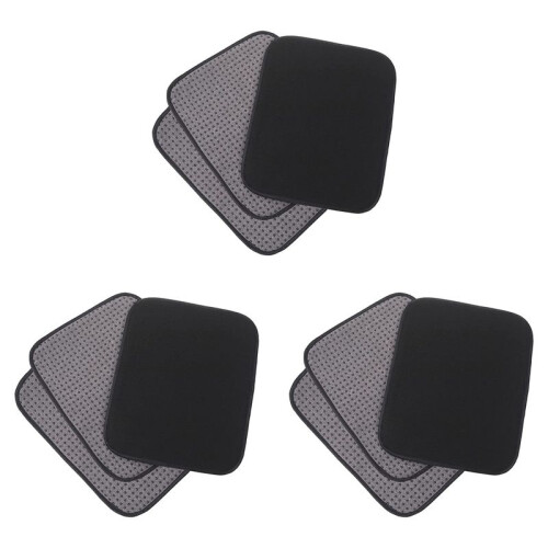 (9-Pack) Toalha de Bola de Boliche de Microfibra - 8 Polegadas X 8 Polegadas Almofada de Bola de Boliche de Qualidade Premium com Pontos de FáCil