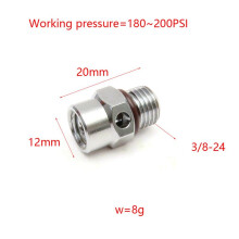 2X Accessoires Techniques de Soupape de Surpression de Premier ÉTage de PlongéE Sous-Marine 180-200PSI
