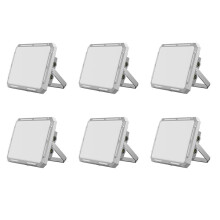 6X Luz LED Portátil para Tienda de Campaña, Reflector Recargable, Iluminación de Emergencia para Exteriores, Lámpara de Noche Colgante Impermeable
