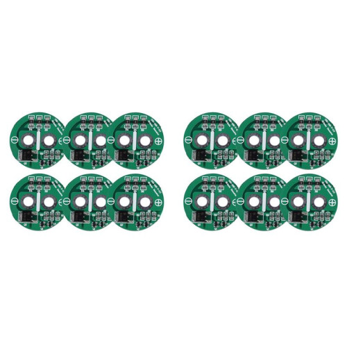 12Pcs Super Capacitor Balance Board 2.5V Super Farad Capacitor Protection Board Voltage Limiting Circuit Board