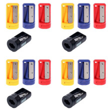 Taille-Crayon de Menuisier - Pack de 16 Taille-Crayon Manuel pour Crayons de Menuisier Plats, Outil D'AffûTage de Crayon Portable