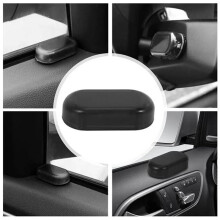 8 Pezzi di Allarme Fittizio Simulato A Energia Solare per Auto, Avviso Antifurto, LED Lampeggiante, Lampada di Simulazione Della Luce di Sicurezza,