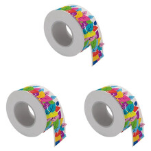 3pcs 65.6 Feet Colorful Leaves Bulletin Board Border Trim Waterproof and Adhesive for Classroom Chalkboard, Wall