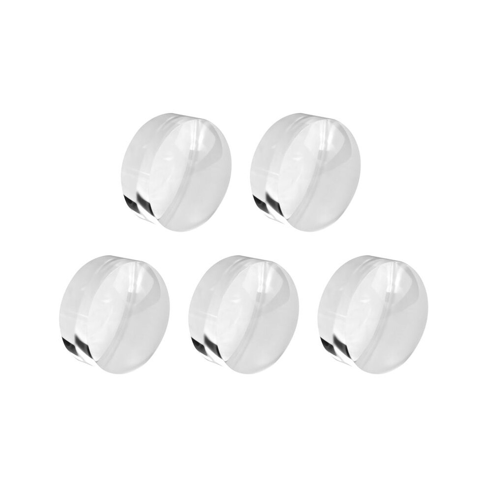 5pcs 2 Inch Magnifying Dome - Portable Paperweight 8X Magnifier Clear Reading Aid Magnifying Glass Dome Easy to Glide