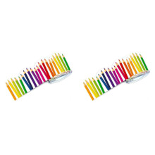 2 Roll 59ft Self Adhesive Bulletin Board Borders Scalloped Border Trim with Pencil Patterns for Classroom Office Decor