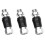 3X Scuba Diving Regulator Adaptor 9/16 Thread Connector with  Off  BCD Valve Medium Pressure Replacement,Style C 1