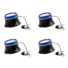 4pcs 5X Clip- Eye Loupe Eyeglass Magnifier Magnifying Glass Lens for Repair Work