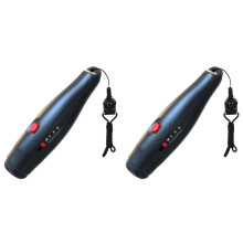 2X Electronic Whistle Coaches Whistle 3 Sound Effects Coaches Whistle with Lanyard School Teacher Whistle Sports Whistle