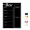 2set A3 Magnetic Whiteboard Sheet for Kitchen Fridge Multipurpose Fridge Weekly White Board Calendar (Black&White) 2