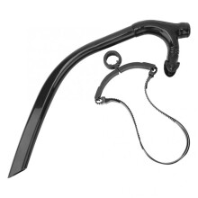 5X Silicone Swimming Front Breathing Tube Diving Training Adults Snorkel Diving Tube,Black