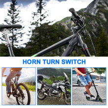 E-Bike 2 in 1 Horn Turn Signal  Button Electric Bicycle Parts Accessories Motorcycle E-Bike Electric Scooter