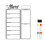 2set A3 Magnetic Whiteboard Sheet for Kitchen Fridge Multipurpose Fridge Weekly White Board Calendar (Black&White) 9