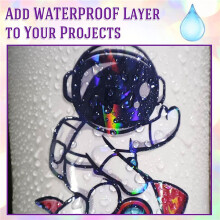 48 Sheets Vinyl Sticker Paper for Inkjet Printer - Printable Glossy Sticker Paper and Holographic Laminate Sheets