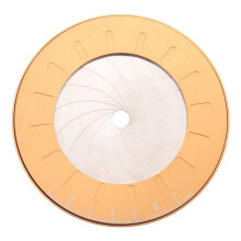 Adjustable Round Drawing Ruler 10mm to 77mm Round Rotatable Compass Ruler Woodworking Tool for Measuring Gauging