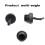 2X Dust Plug Attach with Rope Diving Dust Cap for Scubas Tanks Valves End Cap Diving Dust Cap Dive Accessory Black 8