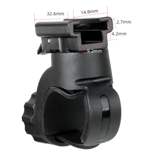 H07P Bicycle Headlight Holder Adjustable Front LED Lamp Buckle Quick Mount Release Bracket Bike Accessories 1